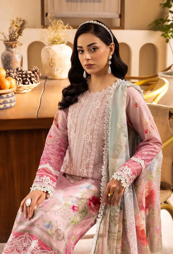 Adan's Libas Chantelle Print Lawn 2025-Design 2