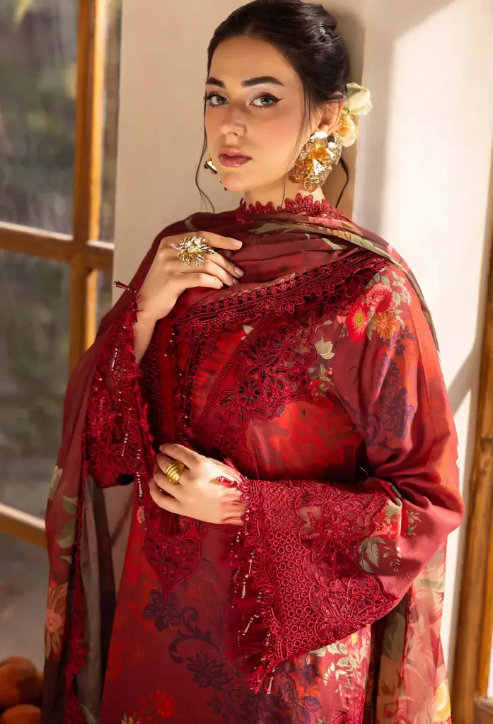 [adan7] Adan's Libas Chantelle Print Lawn 2025-Design 7