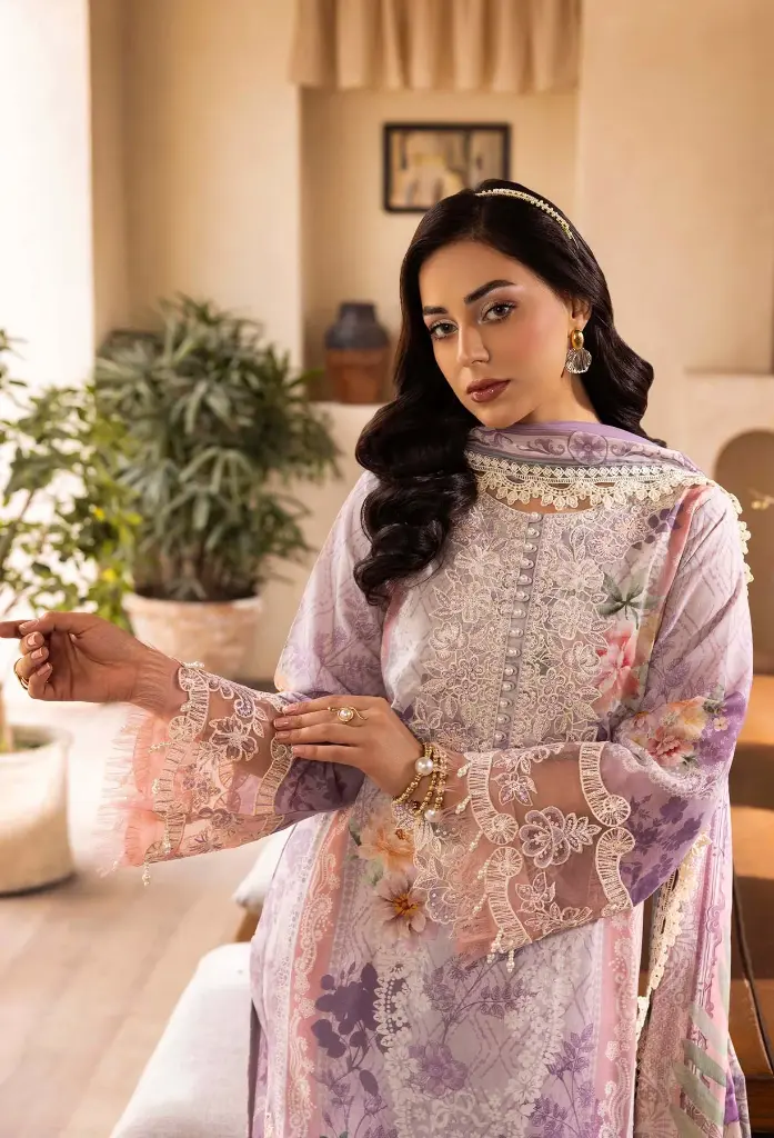 Adan's Libas Chantelle Print Lawn 2025 Design 10