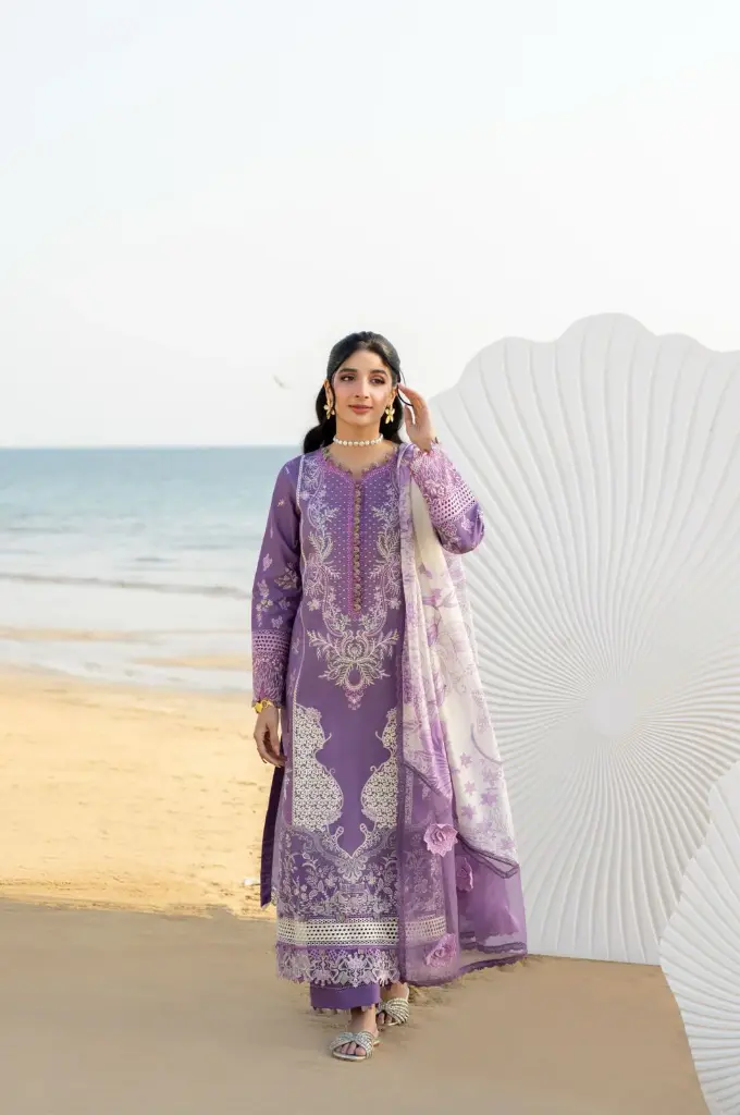 [zarqa] Saagar Luxury Festive Lawn '25 ZARQA